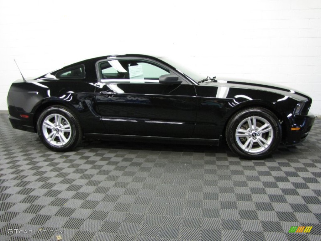 Black 2013 Ford Mustang V6 Coupe Exterior Photo #81393450