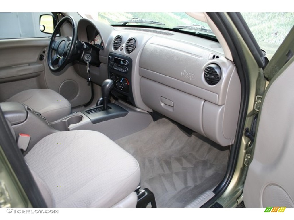 2003 Liberty Sport 4x4 - Cactus Green Pearl / Dark Slate Gray photo #15
