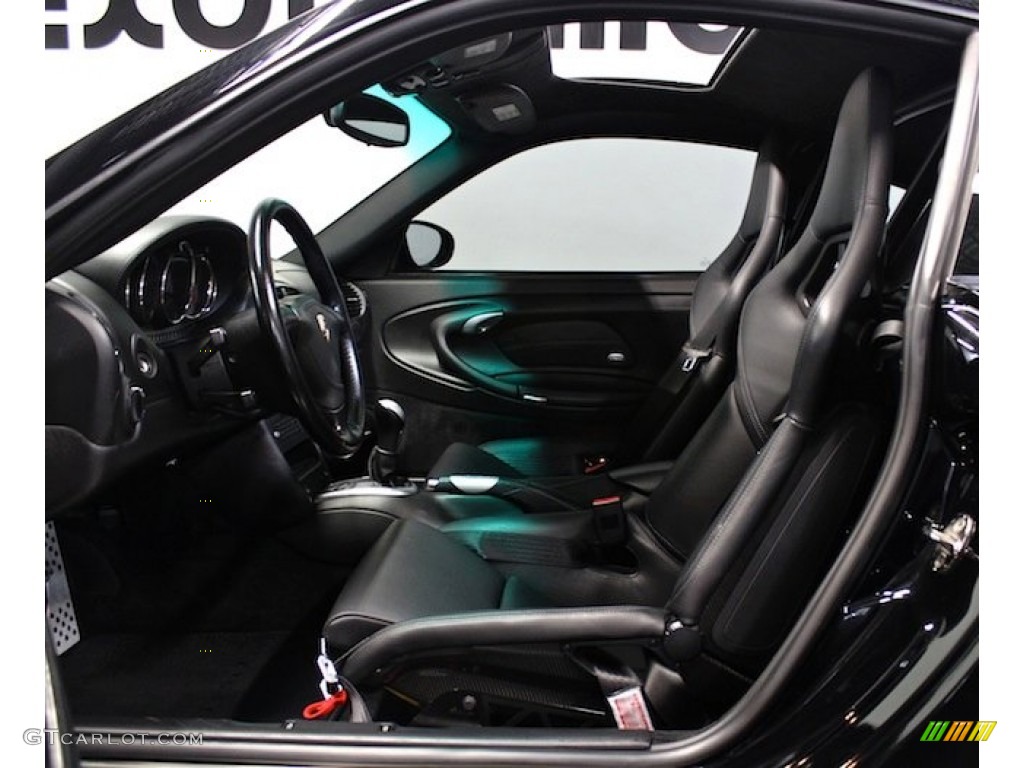 Black Interior 2002 Porsche 911 Turbo Coupe Photo #81393935