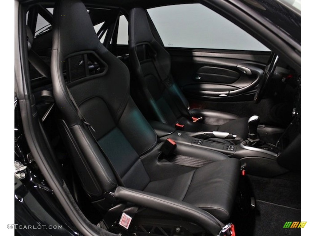 Black Interior 2002 Porsche 911 Turbo Coupe Photo #81393991