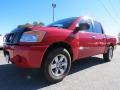 2010 Red Alert Nissan Titan XE Crew Cab  photo #3