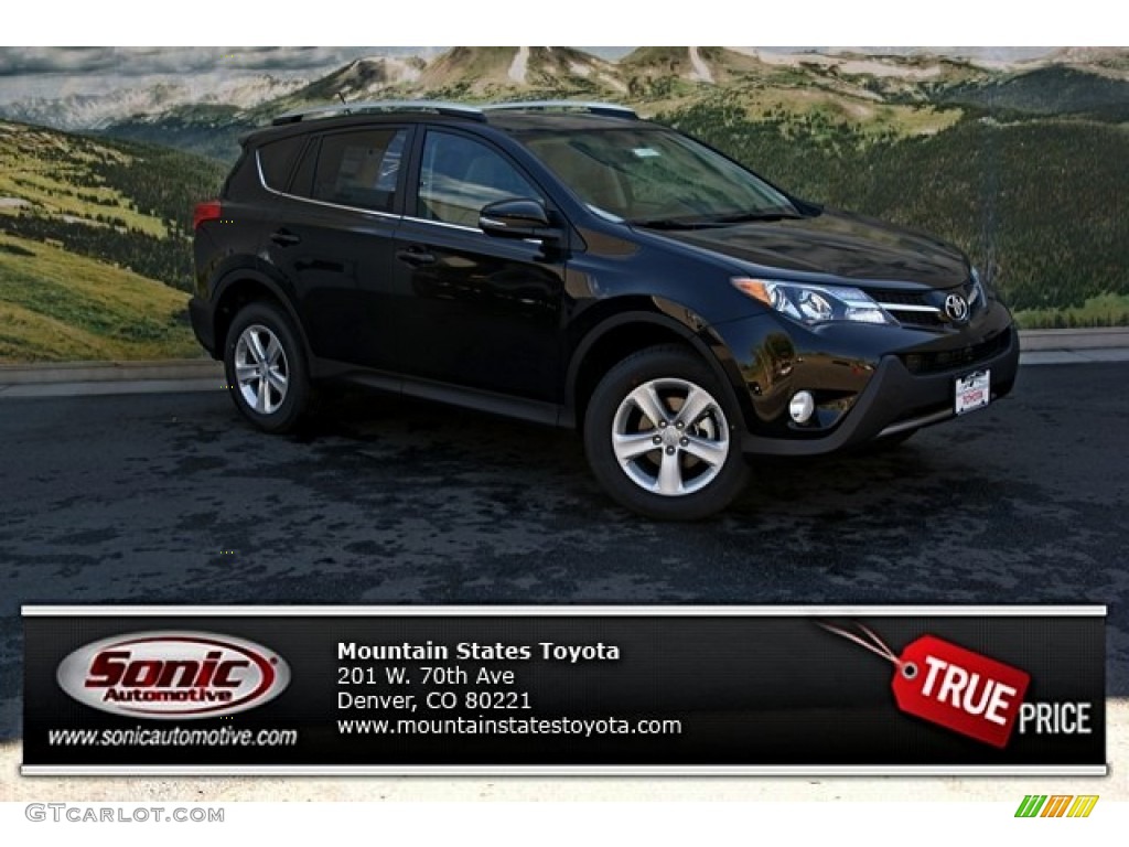 2013 RAV4 XLE AWD - Black / Ash photo #1