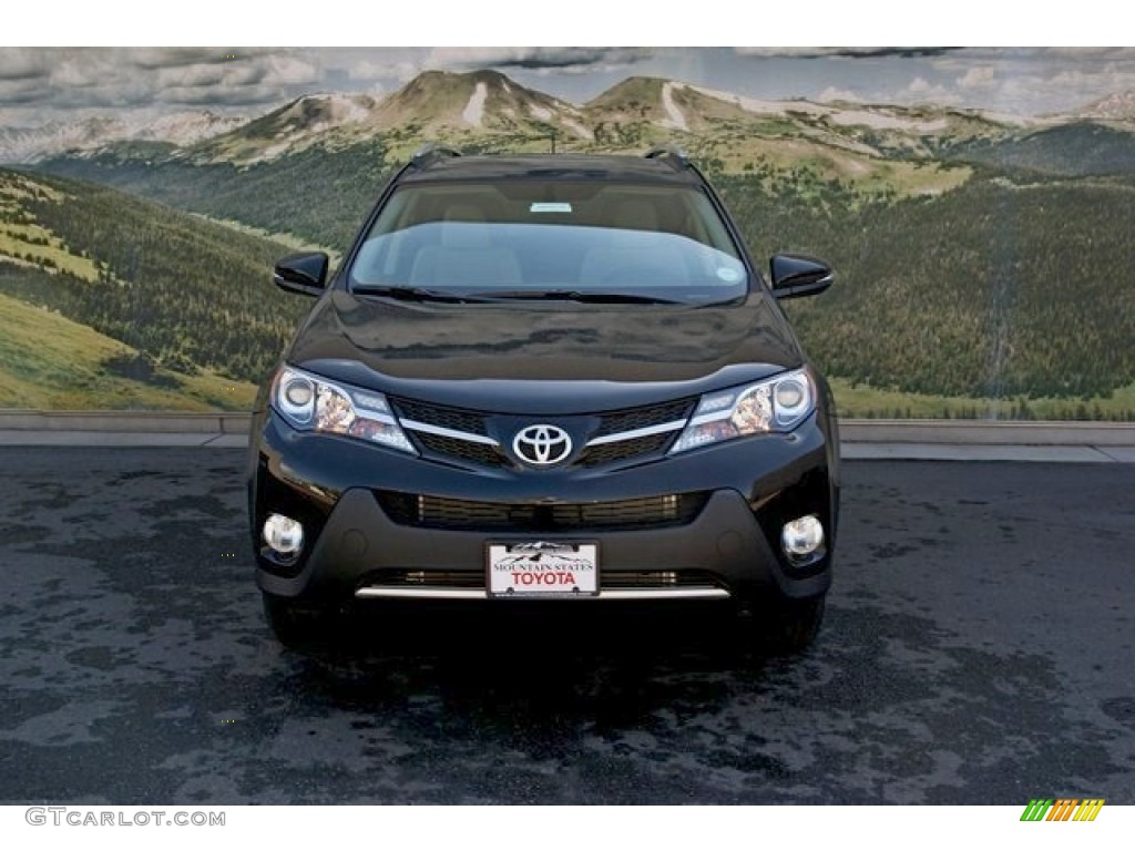 2013 RAV4 XLE AWD - Black / Ash photo #3