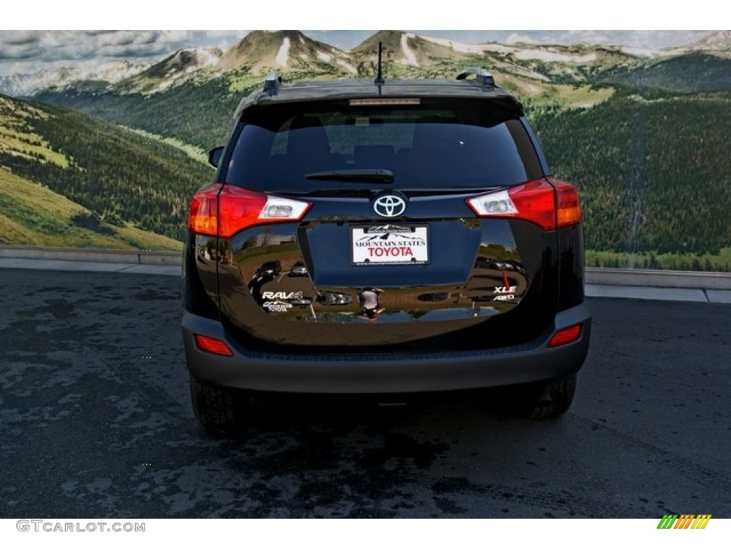 2013 RAV4 XLE AWD - Black / Ash photo #4