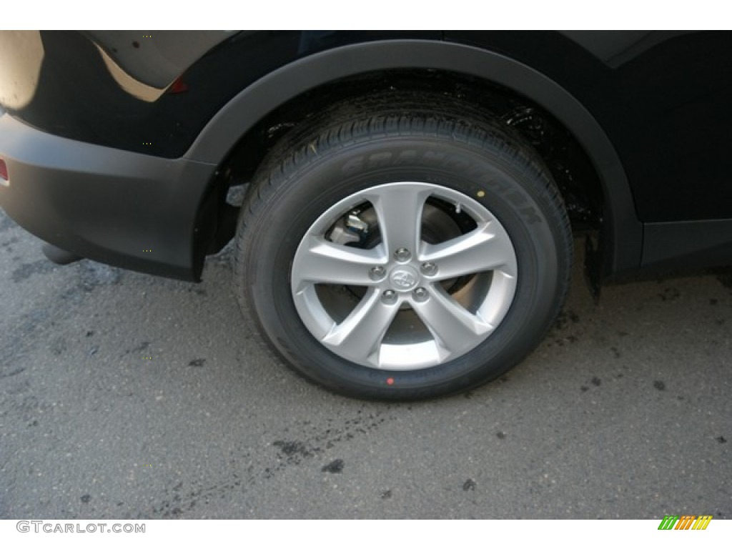 2013 RAV4 XLE AWD - Black / Ash photo #9