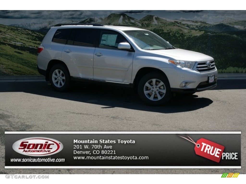 2013 Highlander V6 4WD - Classic Silver Metallic / Ash photo #1