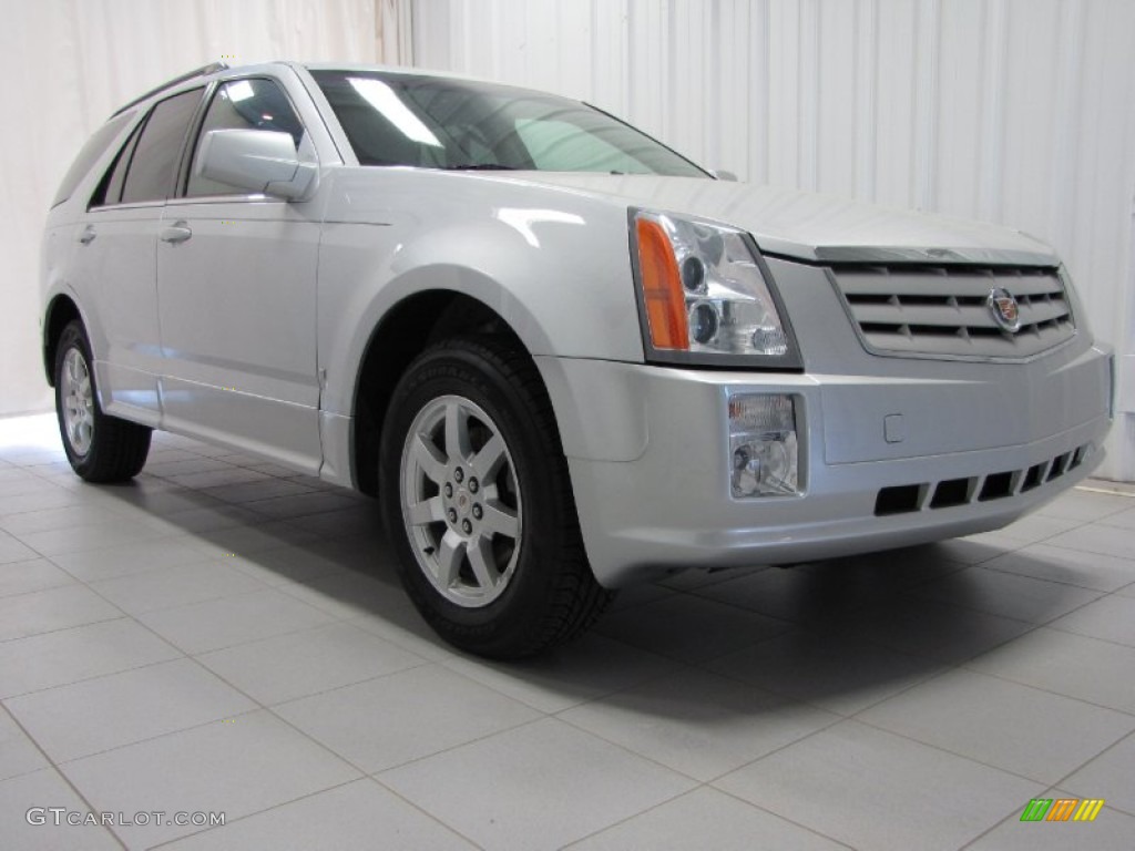 Radiant Silver Cadillac SRX