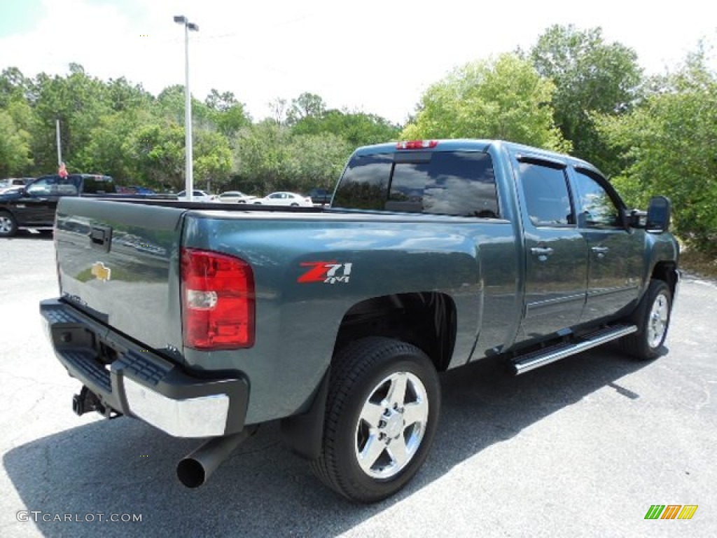 Blue Granite Metallic 2011 Chevrolet Silverado 2500HD LTZ Crew Cab 4x4 Exterior Photo #81396384