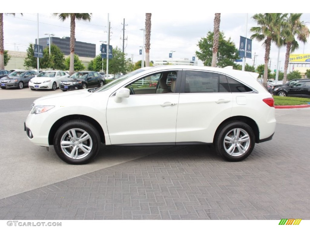 White Diamond Pearl 2014 Acura RDX Technology Exterior Photo #81396564