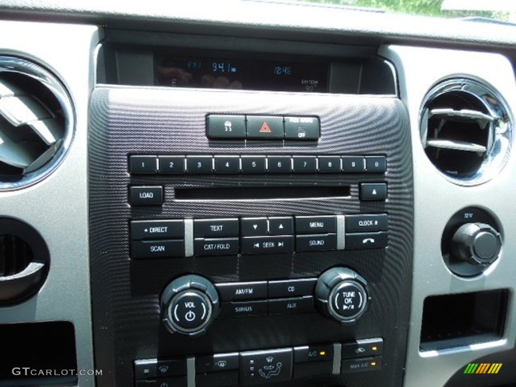 2010 F150 XLT SuperCab - Tuxedo Black / Medium Stone photo #19