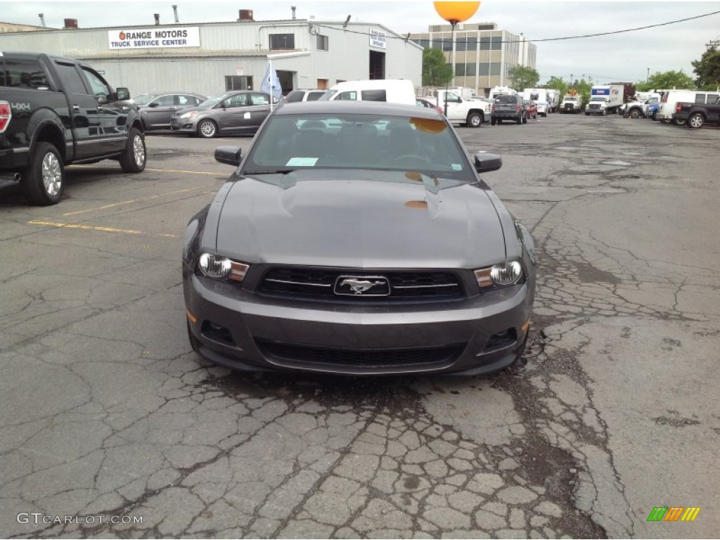 2011 Mustang V6 Premium Coupe - Sterling Gray Metallic / Charcoal Black photo #8