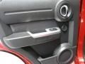 2011 Dodge Nitro Dark Slate Gray/Red Interior Door Panel Photo