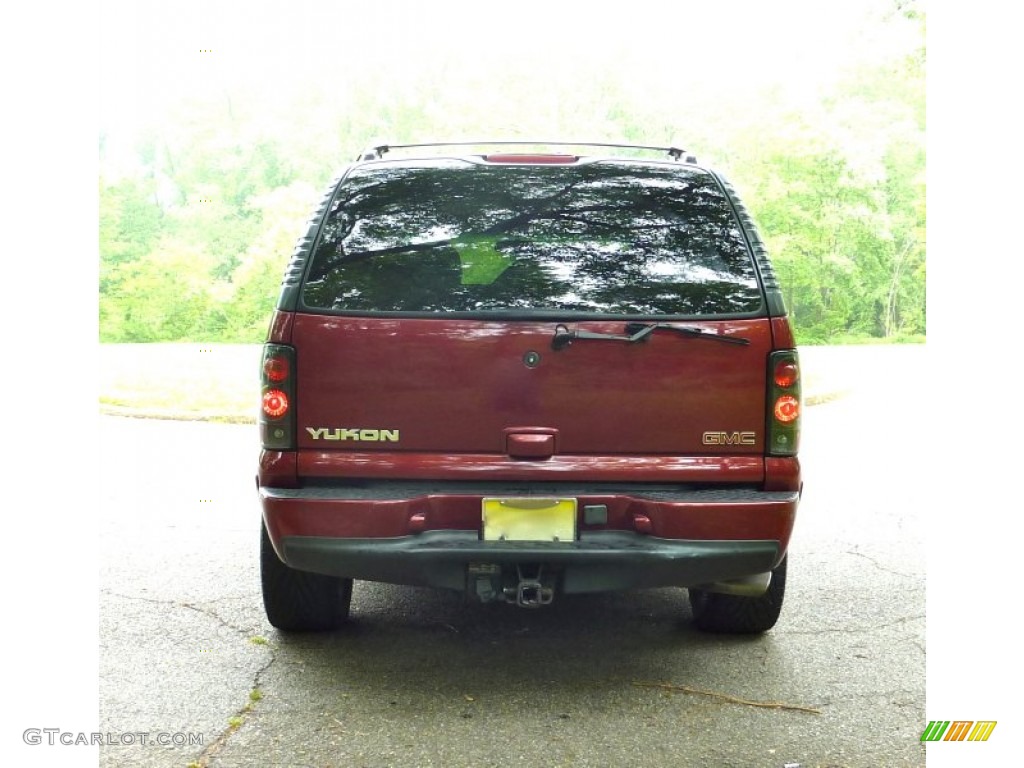 2001 Yukon Denali AWD - Garnet Red Metallic / Medium Dark Pewter/Shale photo #6