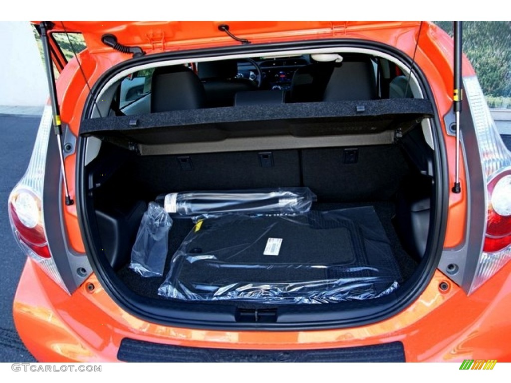 2013 Prius c Hybrid Four - Habanero / Black photo #8