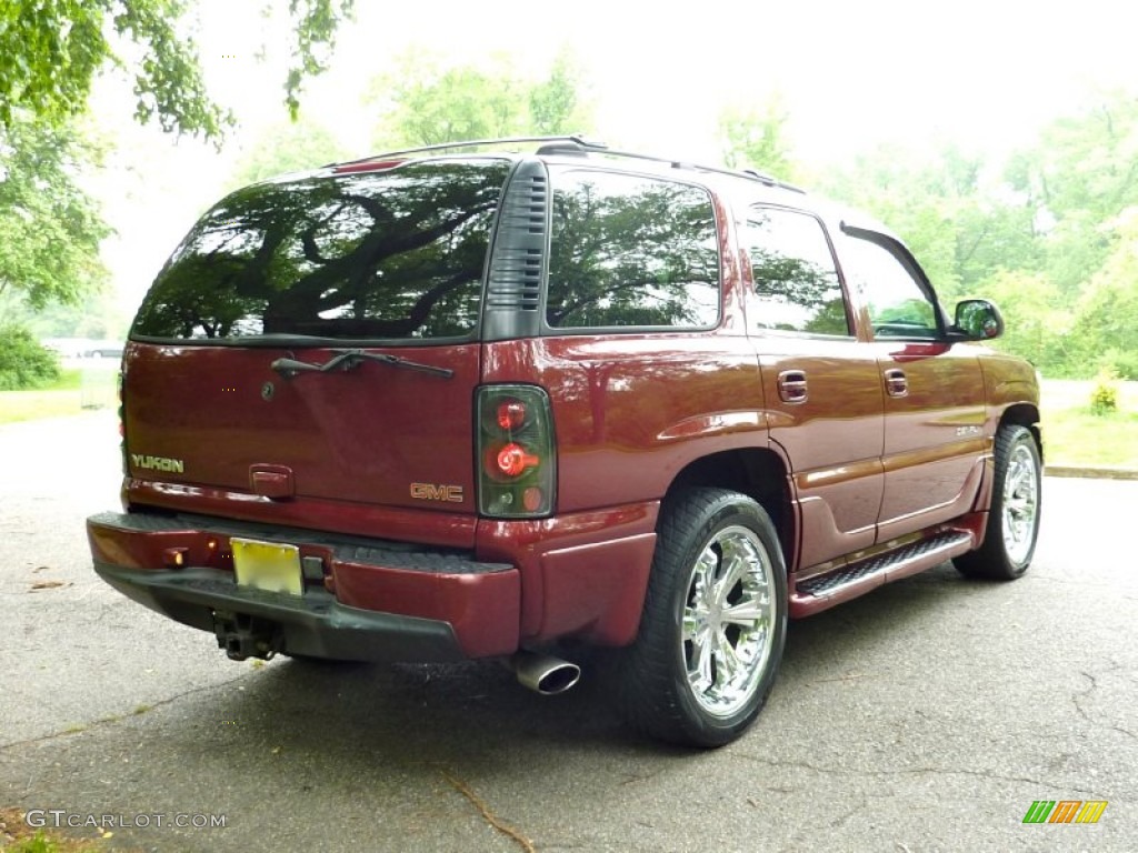 2001 Yukon Denali AWD - Garnet Red Metallic / Medium Dark Pewter/Shale photo #7