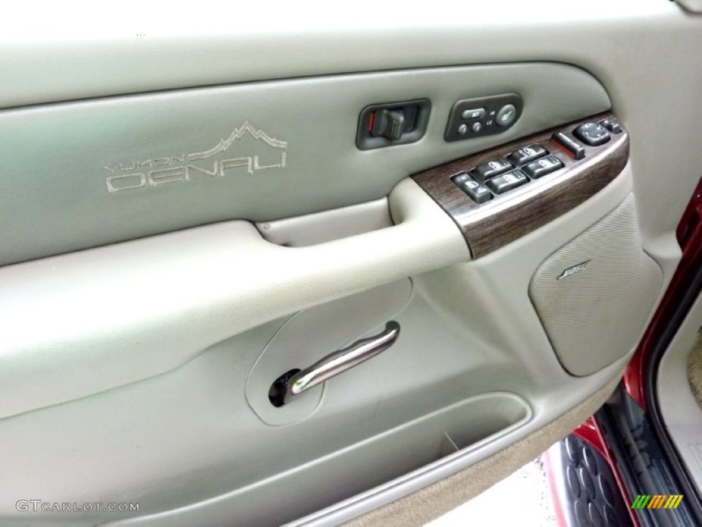 2001 Yukon Denali AWD - Garnet Red Metallic / Medium Dark Pewter/Shale photo #12