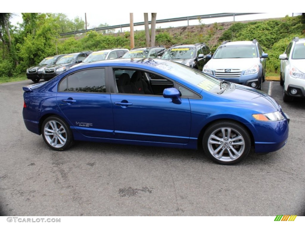 Fiji Blue Pearl 2008 Honda Civic Si Sedan Exterior Photo #81398478