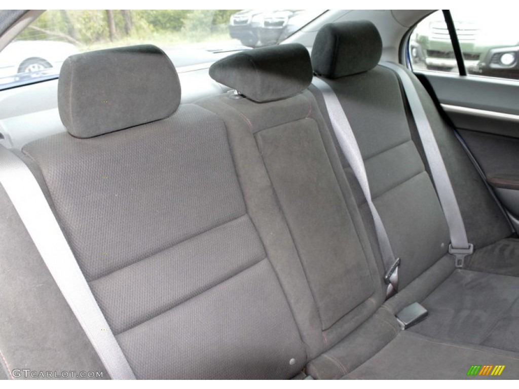 2008 Civic Si Sedan - Fiji Blue Pearl / Black photo #16
