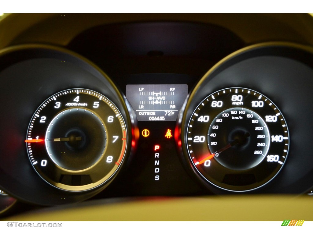 2012 Acura MDX SH-AWD Technology Gauges Photo #81399181