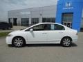 Taffeta White - Civic LX Sedan Photo No. 2