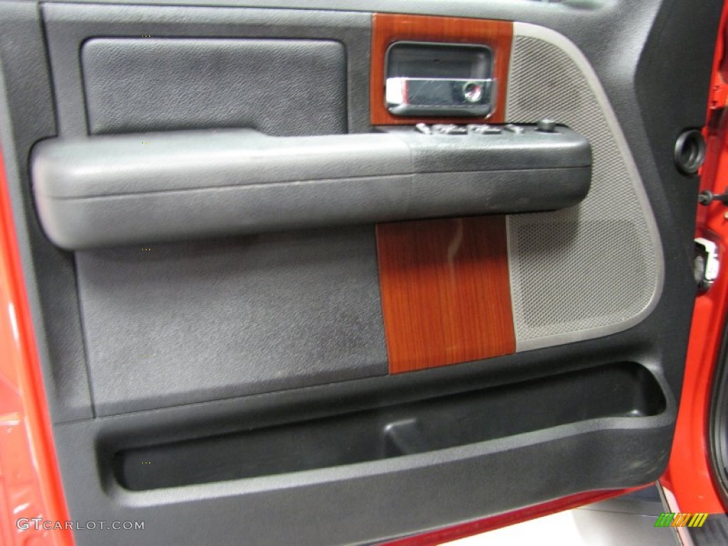 2006 F150 Lariat SuperCrew 4x4 - Bright Red / Black photo #8