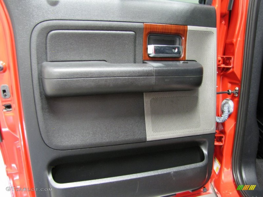 2006 F150 Lariat SuperCrew 4x4 - Bright Red / Black photo #10