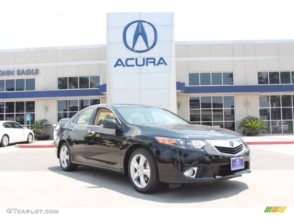 2013 TSX  - Crystal Black Pearl / Parchment photo #1