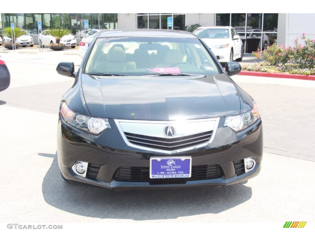 2013 TSX  - Crystal Black Pearl / Parchment photo #2