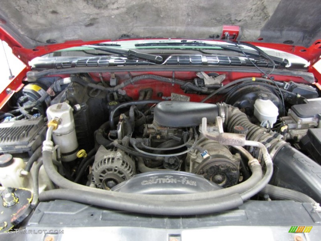 1999 Chevrolet S10 LS Regular Cab 4x4 4.3 Liter OHV 12-Valve V6 Engine Photo #81400266