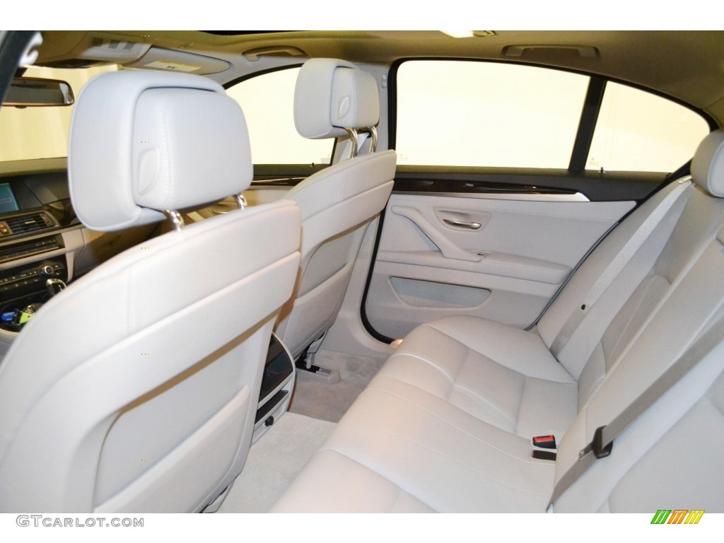 Everest Gray Interior 2011 BMW 5 Series 528i Sedan Photo #81400506