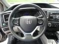 2013 Polished Metal Metallic Honda Civic LX Sedan  photo #12