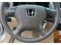 Ivory 2004 Honda Accord EX Sedan Steering Wheel