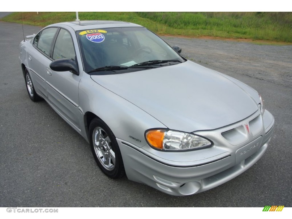 Galaxy Silver Metallic 2003 Pontiac Grand Am GT Sedan Exterior Photo #81402057