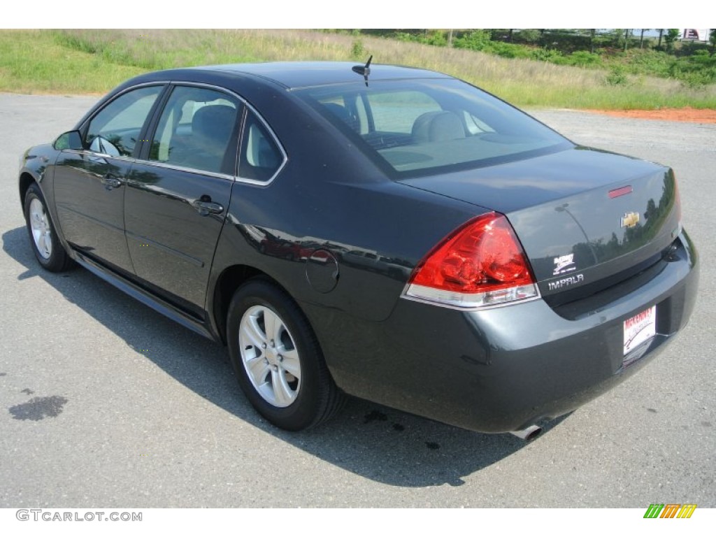 2012 Impala LS - Ashen Gray Metallic / Ebony photo #4
