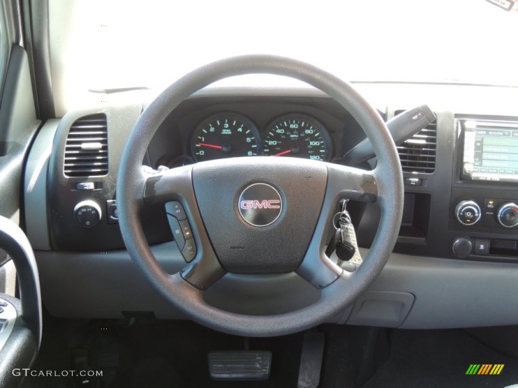 2008 Sierra 1500 SLE Crew Cab - Steel Gray Metallic / Dark Titanium photo #7