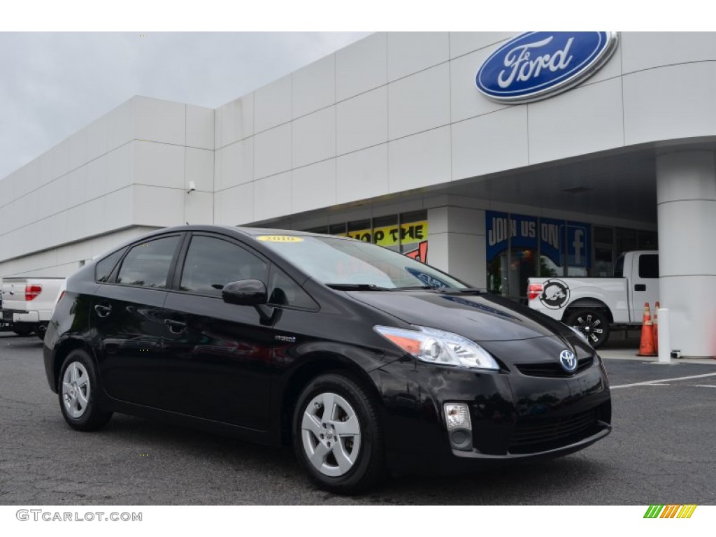 2010 Prius Hybrid II - Black / Dark Gray photo #1