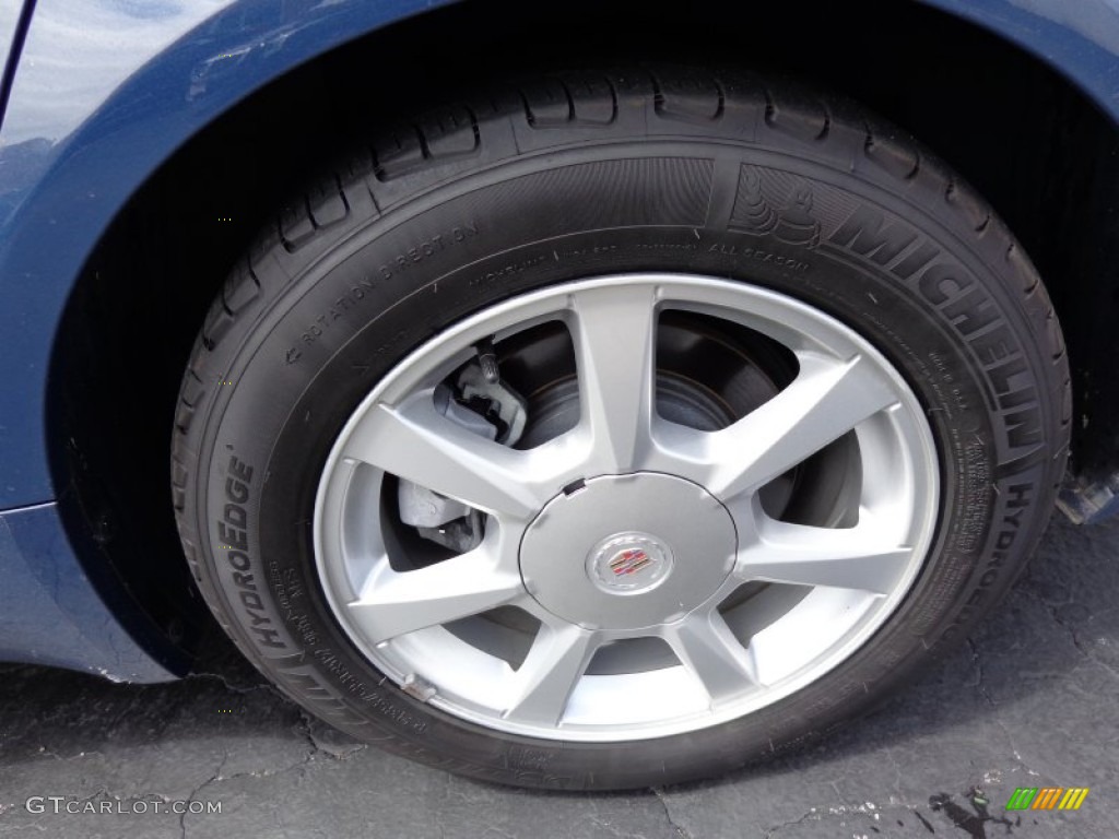 2009 CTS Sedan - Blue Diamond Tri-Coat / Light Titanium/Ebony photo #8