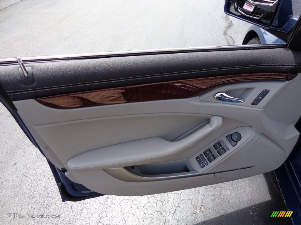 2009 CTS Sedan - Blue Diamond Tri-Coat / Light Titanium/Ebony photo #10