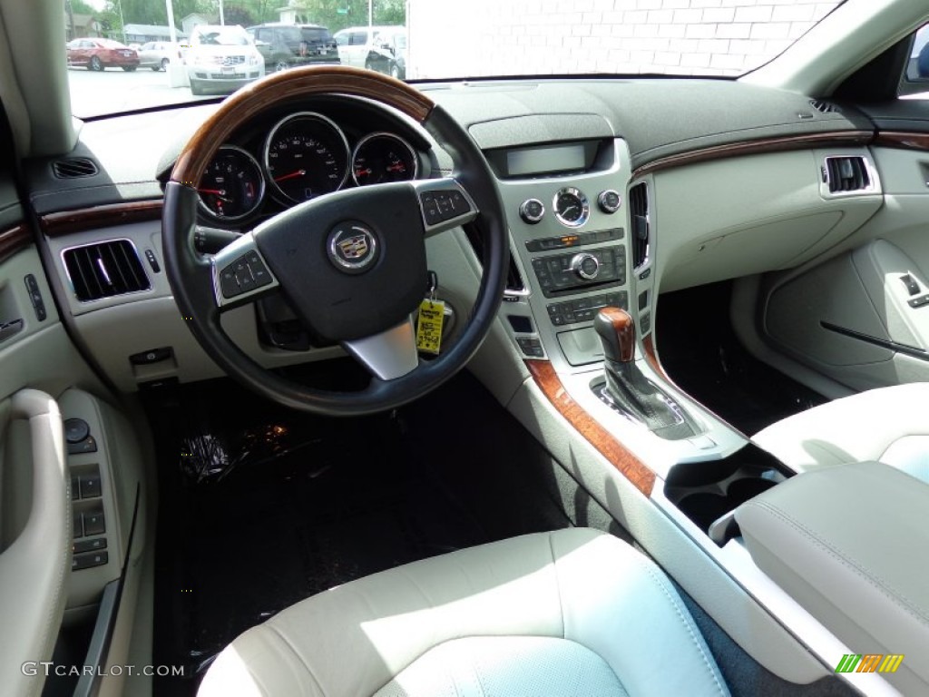 2009 CTS Sedan - Blue Diamond Tri-Coat / Light Titanium/Ebony photo #12