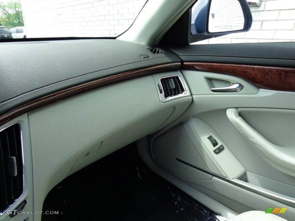 2009 CTS Sedan - Blue Diamond Tri-Coat / Light Titanium/Ebony photo #18