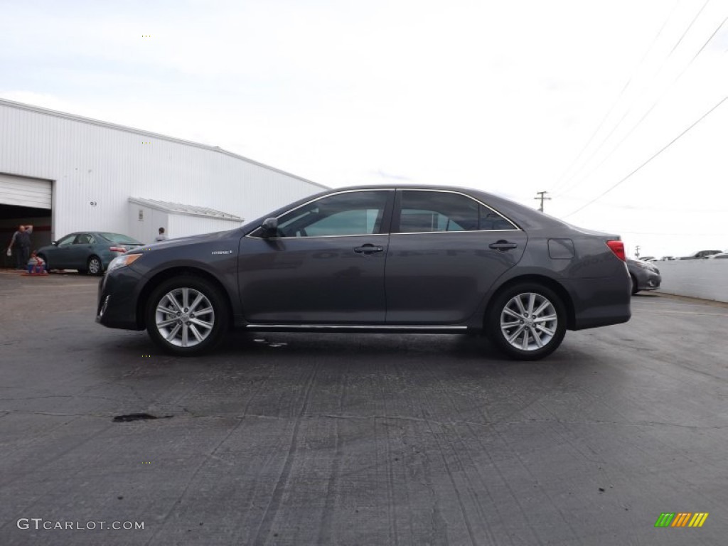 2013 Camry Hybrid XLE - Magnetic Gray Metallic / Light Gray photo #4