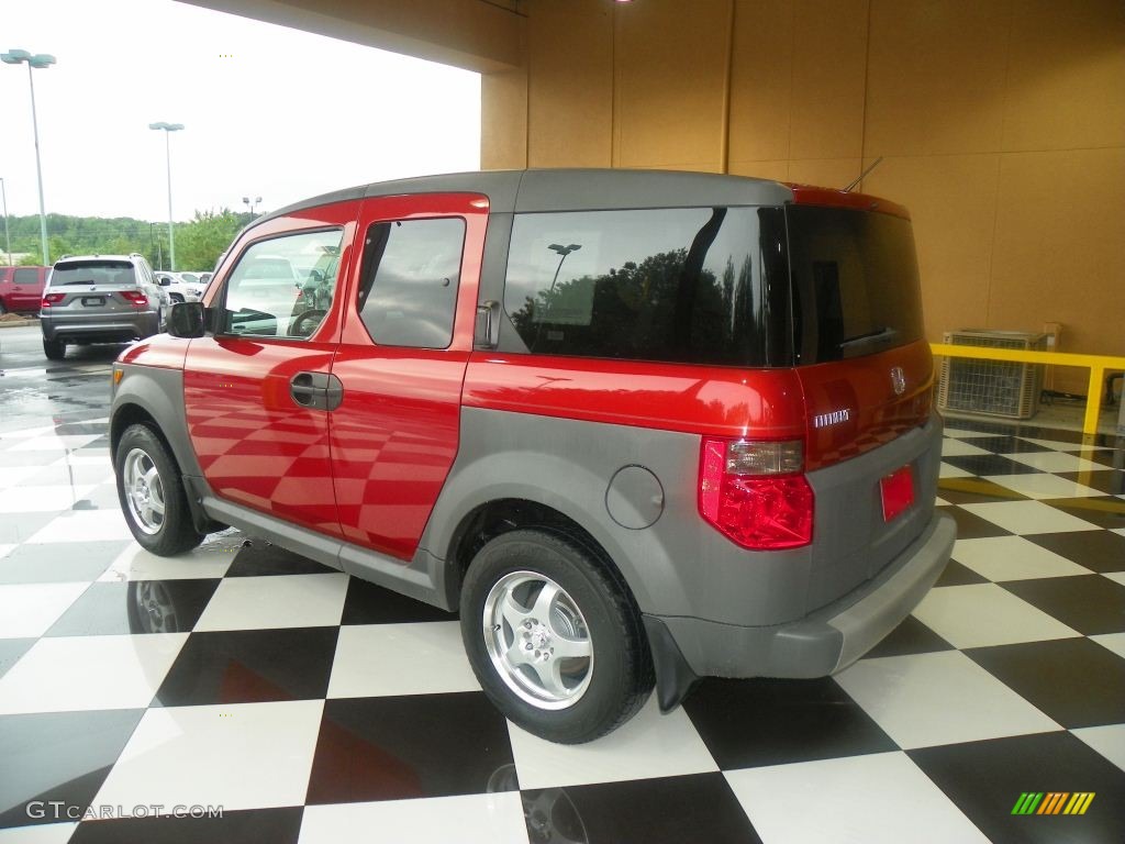 2005 Element LX - Rallye Red / Black/Gray photo #4