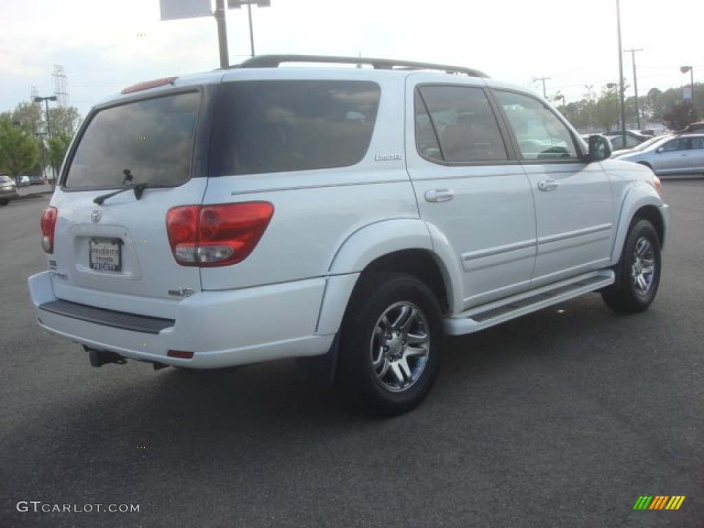2006 Sequoia Limited - Natural White / Light Charcoal photo #4
