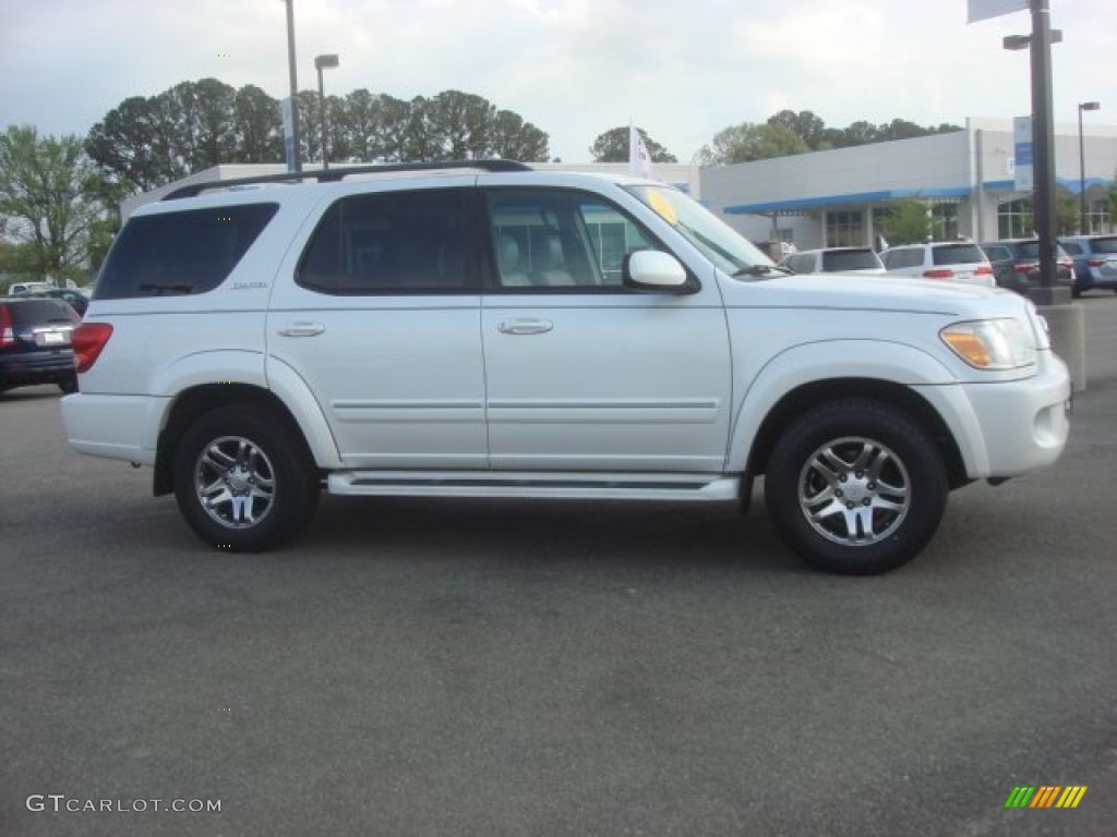 2006 Sequoia Limited - Natural White / Light Charcoal photo #6