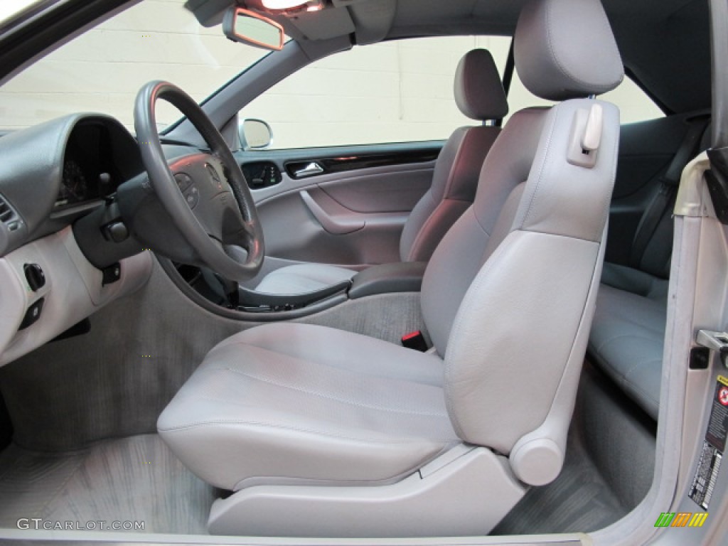 Ash Interior 2001 Mercedes-Benz CLK 430 Cabriolet Photo #81410173