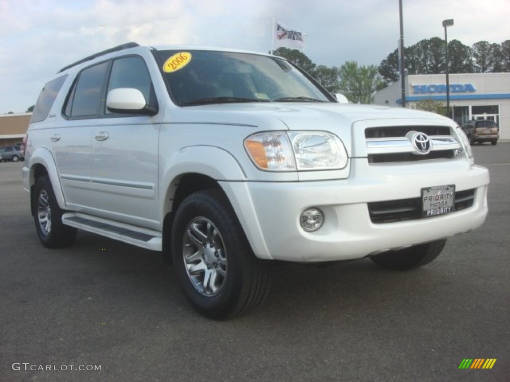 2006 Sequoia Limited - Natural White / Light Charcoal photo #8