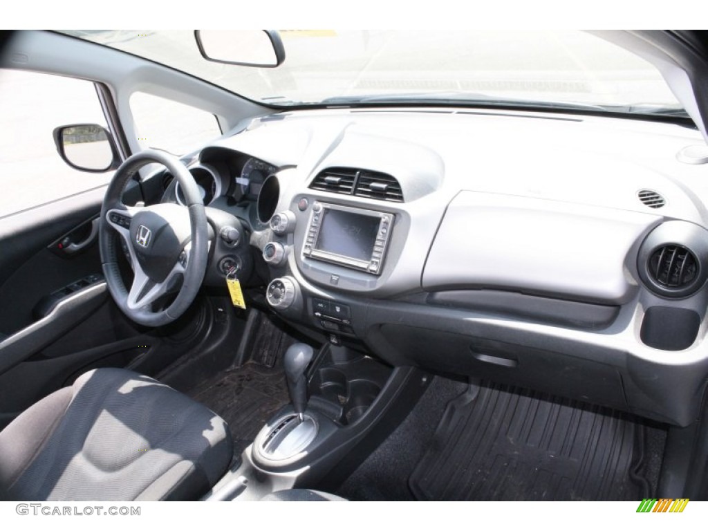 2010 Honda Fit Sport Sport Black Dashboard Photo #81410365
