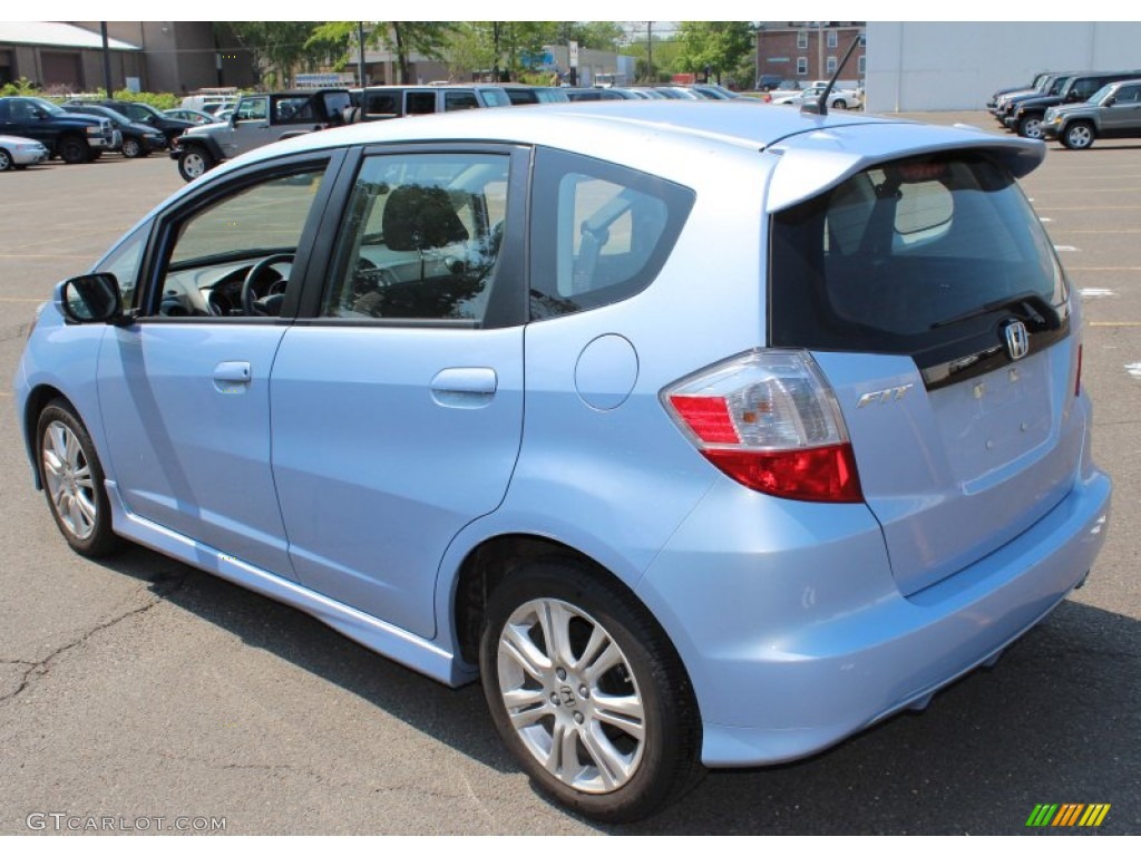 Blue Sensation Pearl 2010 Honda Fit Sport Exterior Photo #81410385