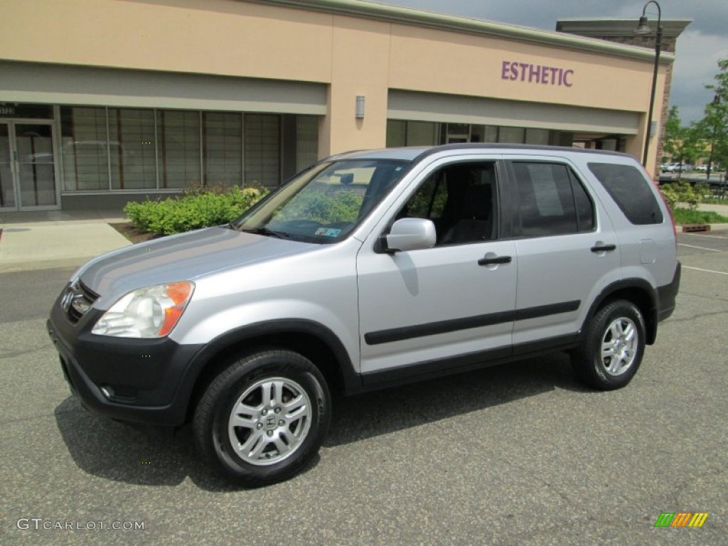 2004 CR-V EX 4WD - Satin Silver Metallic / Black photo #1