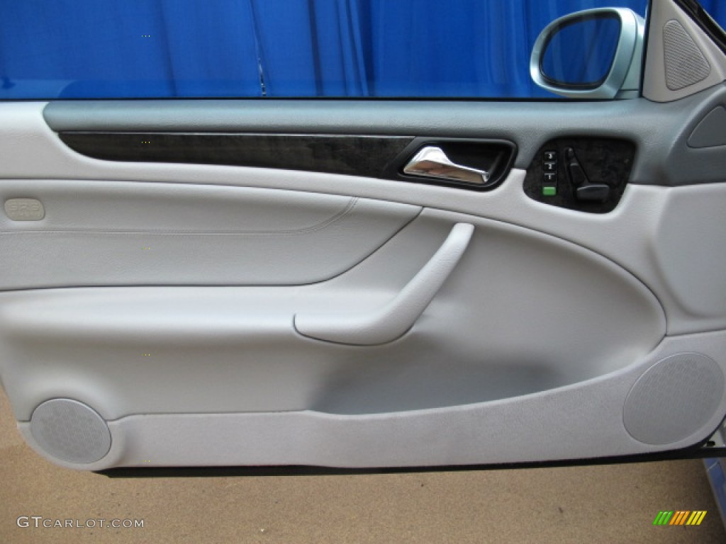 2001 Mercedes-Benz CLK 430 Cabriolet Ash Door Panel Photo #81410524
